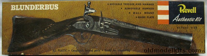 Revell 1/1 Blunderbus Flintlock Brest Pistol (Gun) - Pre 'S' Issue, H607-198 plastic model kit